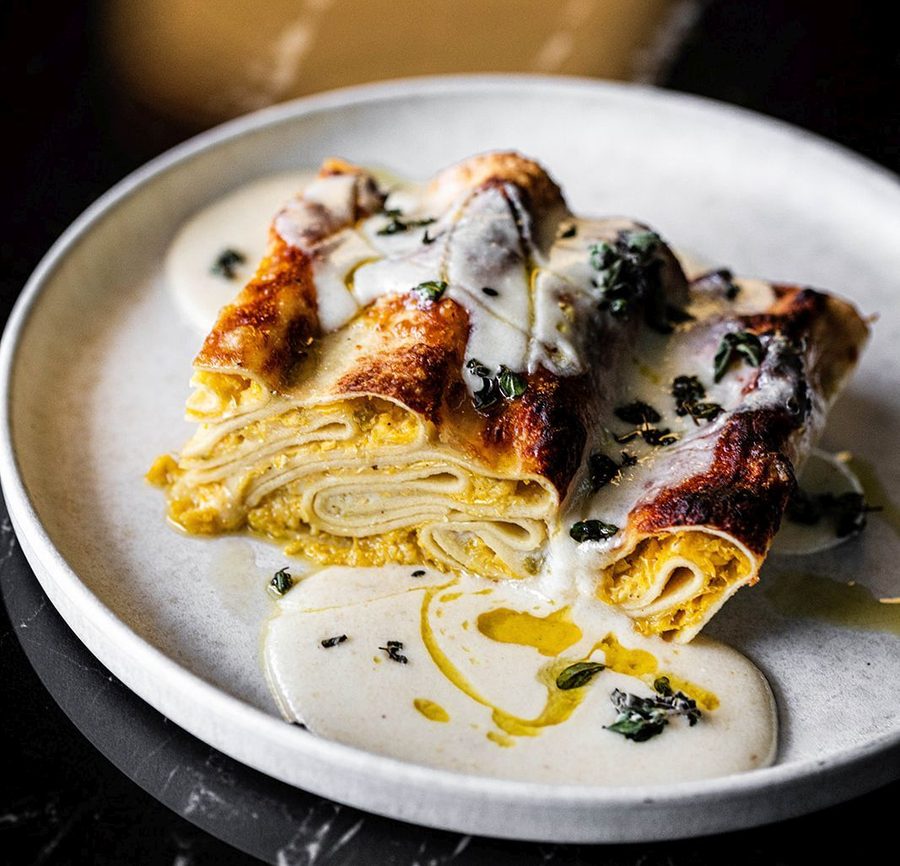 Lasagna dish at Darkroom